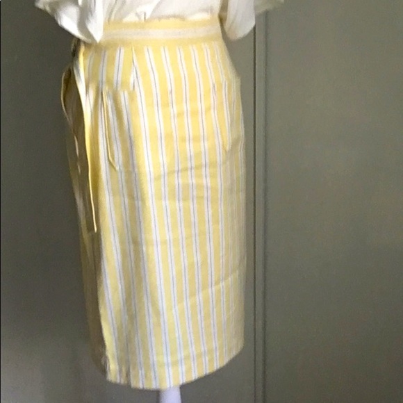Banana Republic Women’s Belted Striped Midi Wrap Skirt - Picture 6 of 7